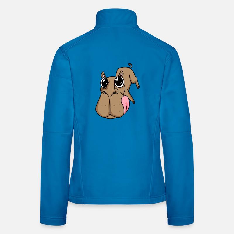 Camel big face - camel head Women's Softshell Jacket