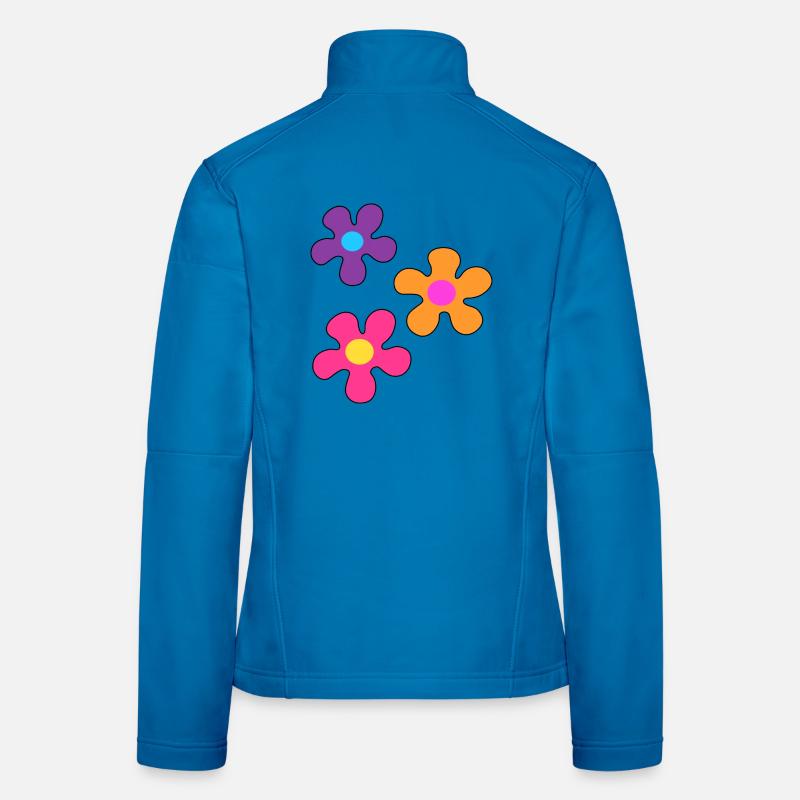 Hippie flowers Women's Softshell Jacket