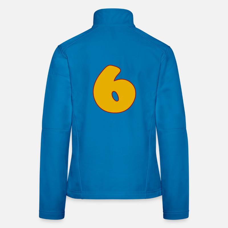 6 - Frauen Softshelljacke - Lichtblau