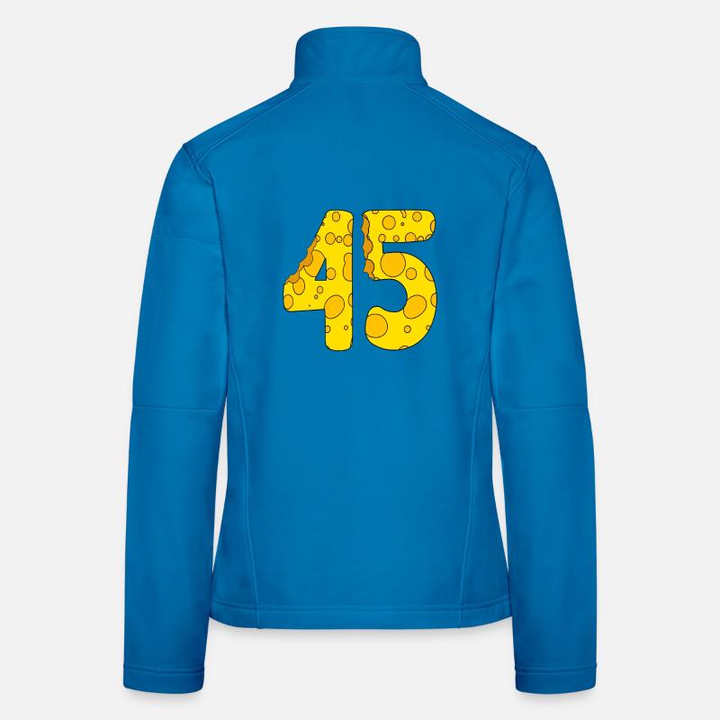 45 ans - Cadeau de 45e anniversaire - 1945 Veste en tissu softshell Femme