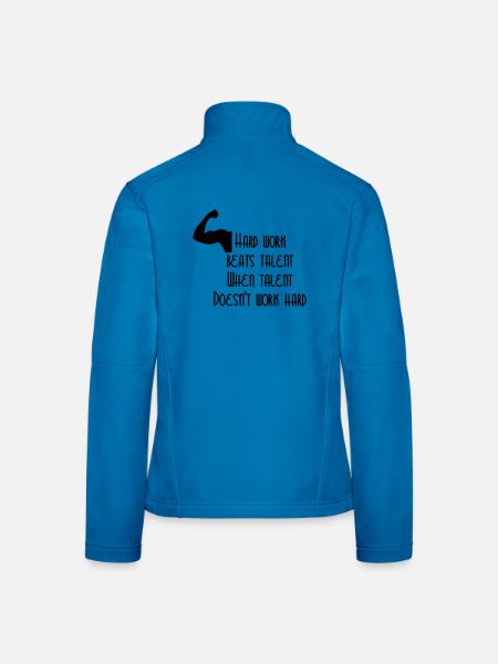 Talent Sport - Frauen Softshelljacke - Lichtblau