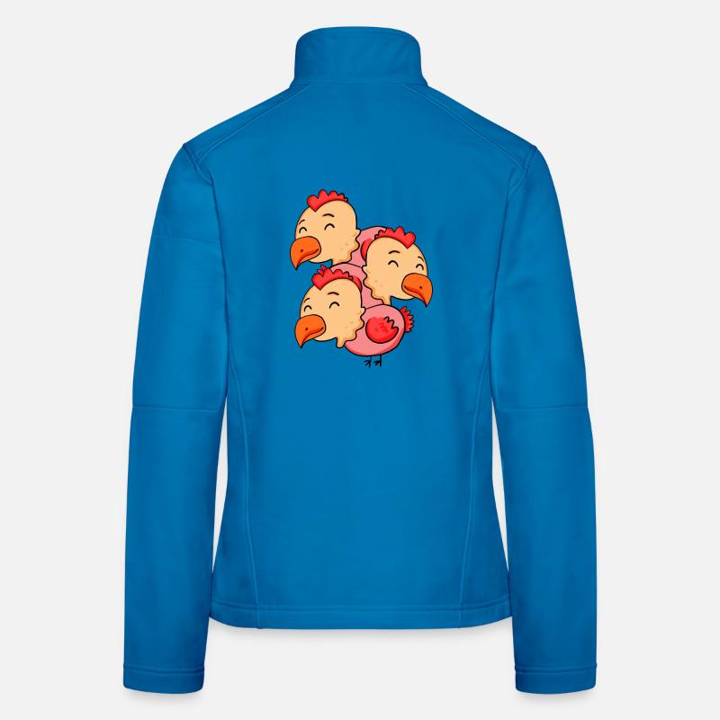 Cute Chickens - Chicken Women's Softshell Jacket
