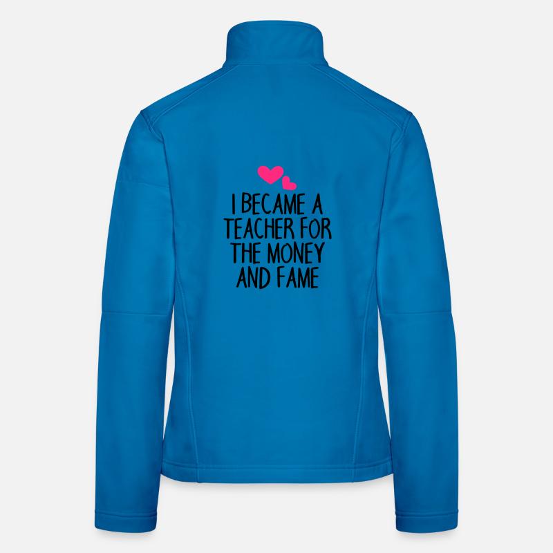 L’enseignant dit drôle Veste en tissu softshell Femme