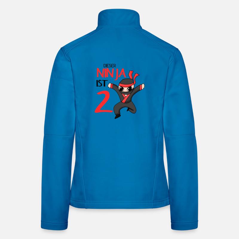 2. Geburtstag Junge 2 Jahre alt Ninja Frauen Softshelljacke
