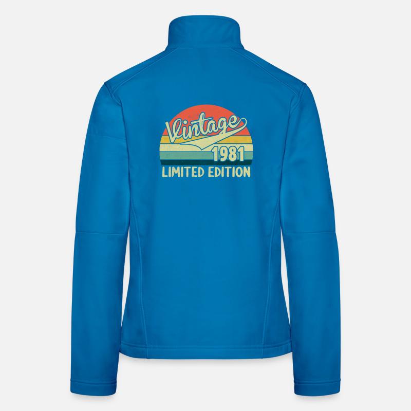 Vintage 1981 limited edition - Women's Softshell Jacket - light blue