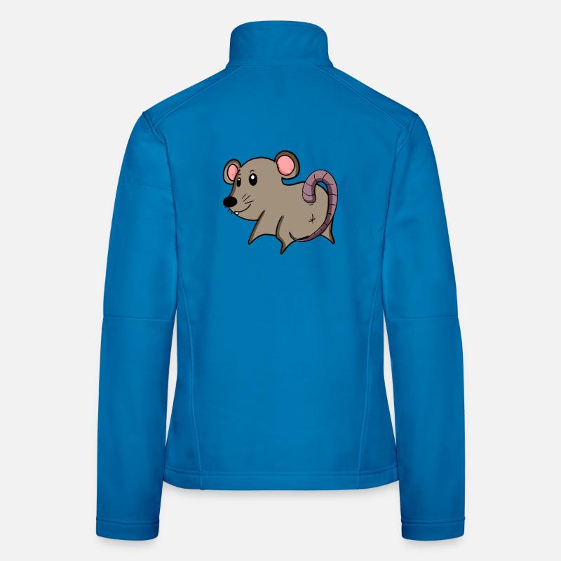 Mouse from behind - Mouse butt - Mouse ass Women's Softshell Jacket