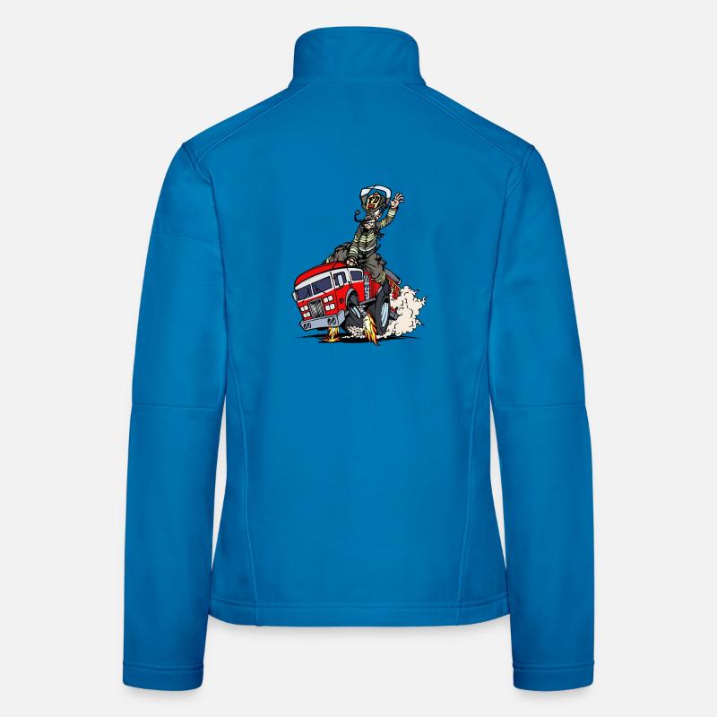 Fire brigade fire protection fire engine lifesaver Women's Softshell Jacket