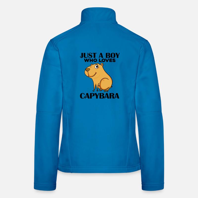 Garçon Capybara Veste en tissu softshell Femme