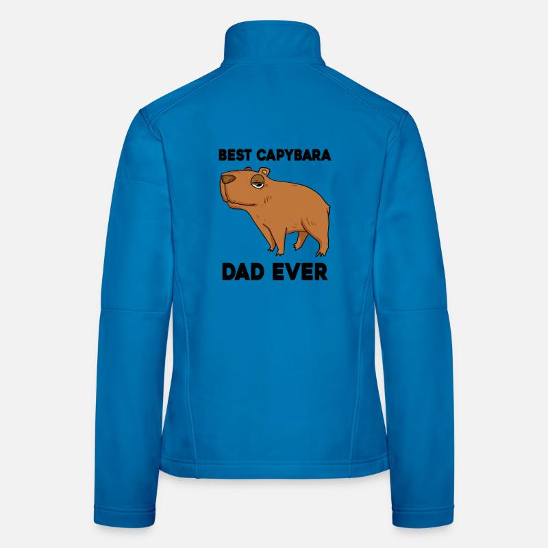 Capybara Père Capybara Veste en tissu softshell Femme