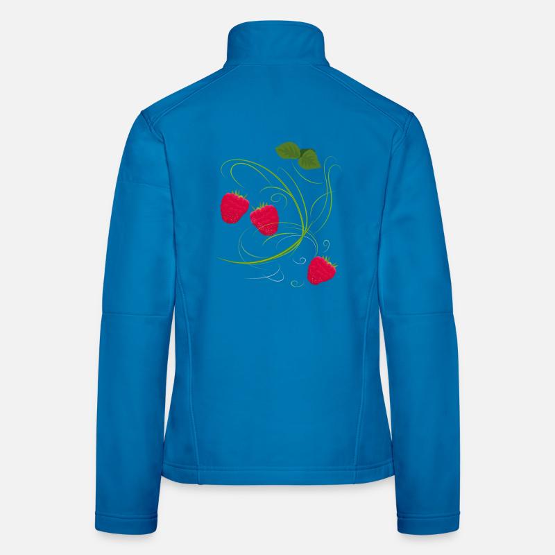 Raspberry, Fruit Women's Softshell Jacket