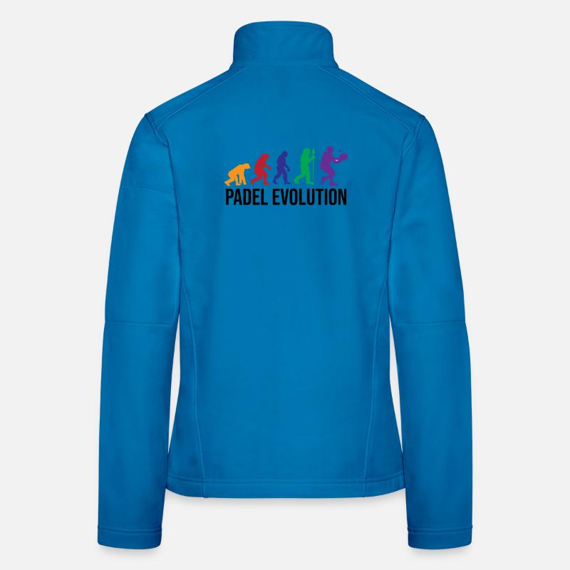 Padelspiel Padel Evolution Sportart Statement Frauen Softshelljacke