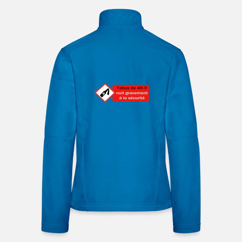 L'abus de 49.3 Veste en tissu softshell Femme