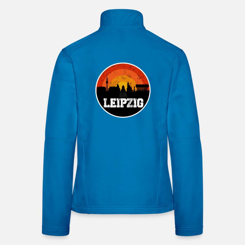La ligne d’horizon de Leipzig Veste en tissu softshell Femme