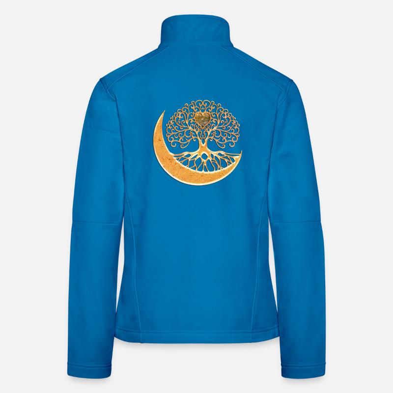 Wunderbares und elegantes Baumleben Frauen Softshelljacke