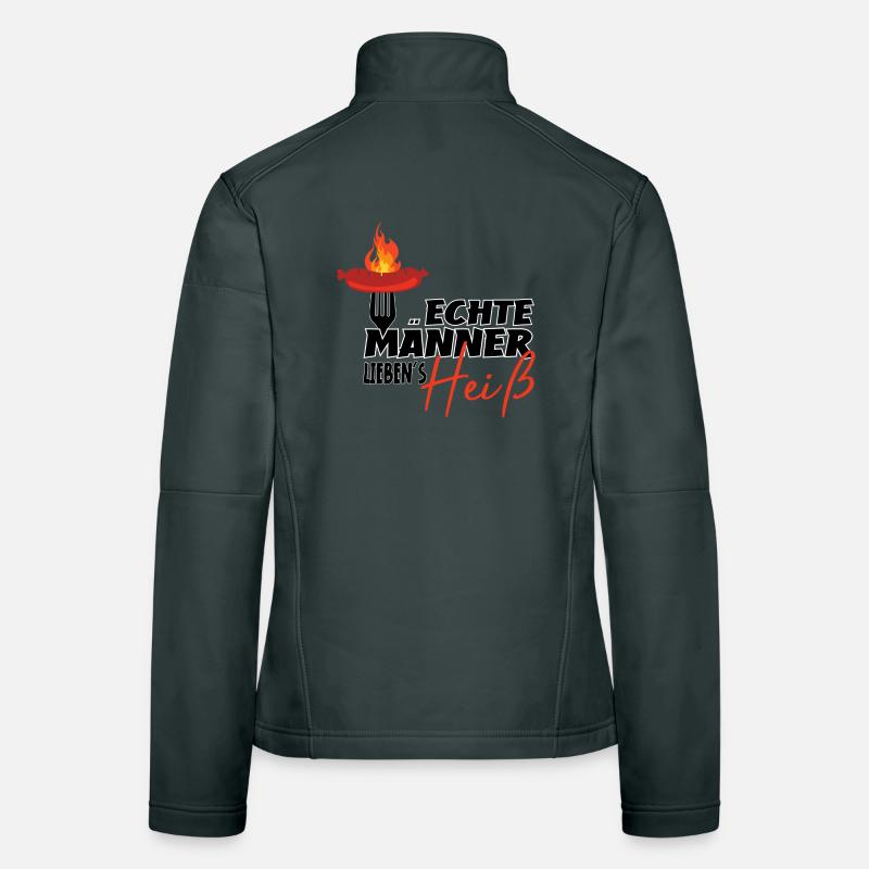 ECHTE MÄNNER Frauen Softshelljacke