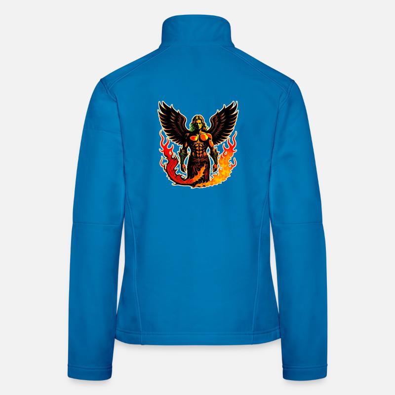 Des anges en feu Veste en tissu softshell Femme