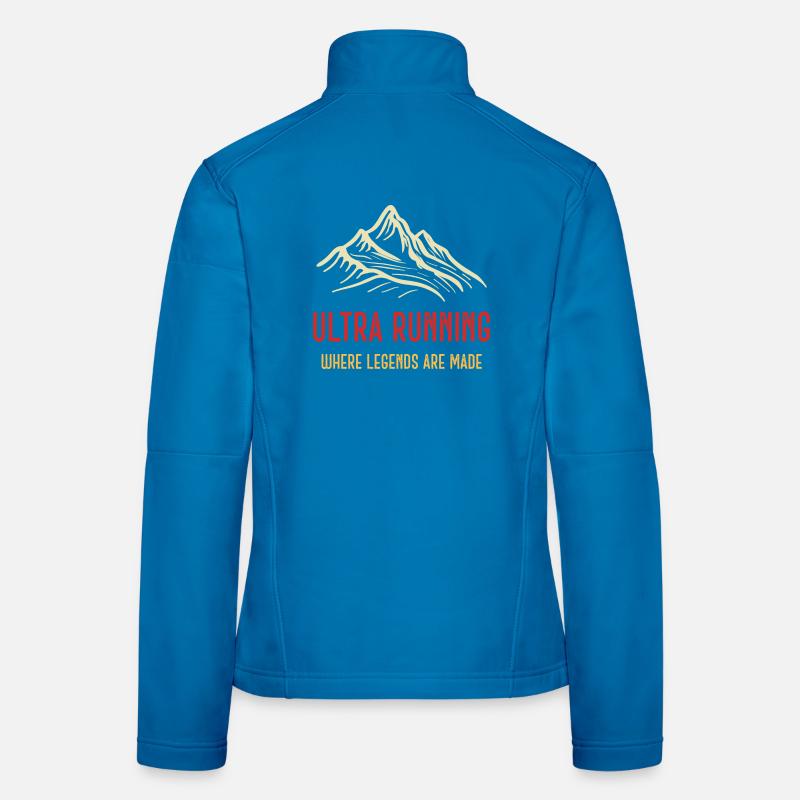 Ultra Running - Where Legends Are Made Women's Softshell Jacket