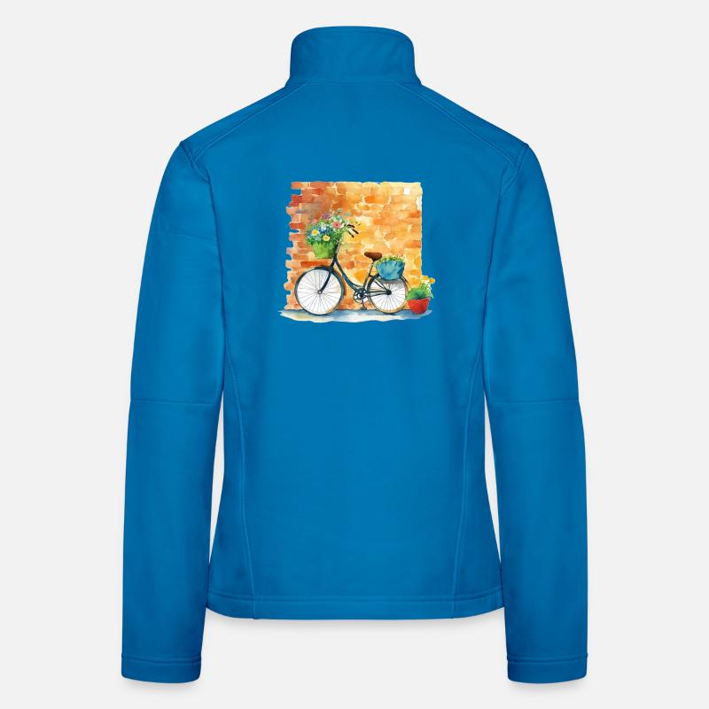 Bicyclette Veste en tissu softshell Femme