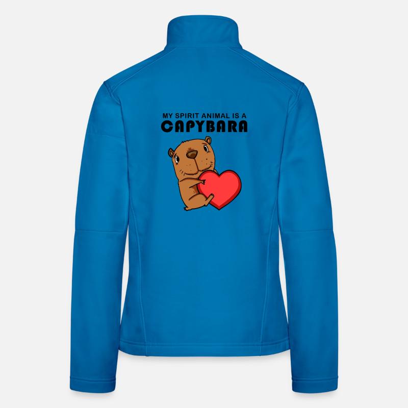 Capybara Wasserschwein Frauen Softshelljacke