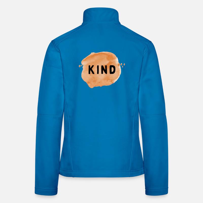 Kind - Frauen Softshelljacke - Lichtblau