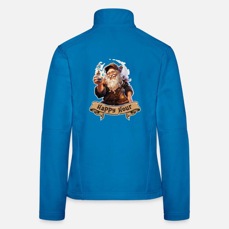 Happy Hour Dwarf avec jeu de rôle de potion magique Veste en tissu softshell Femme