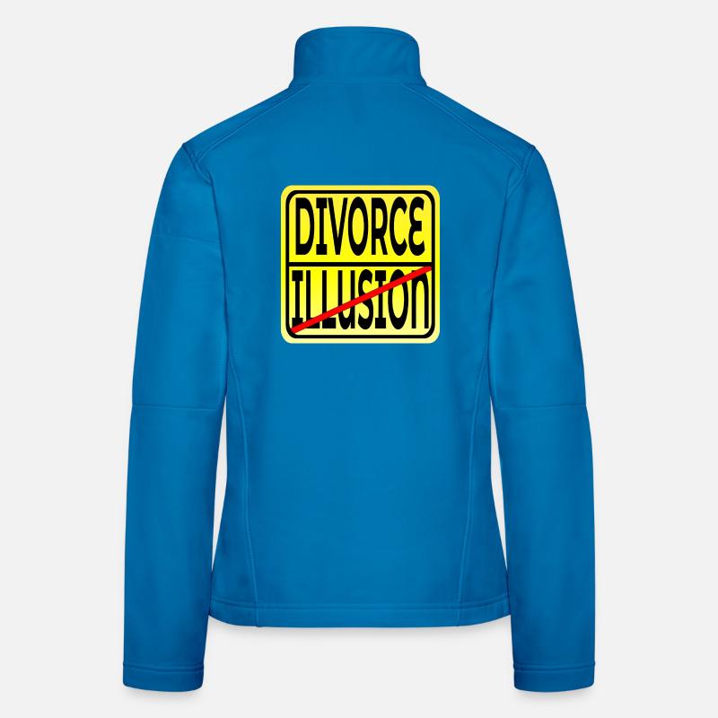 ILLUSION EHE SCHEIDUNG Frauen Softshelljacke