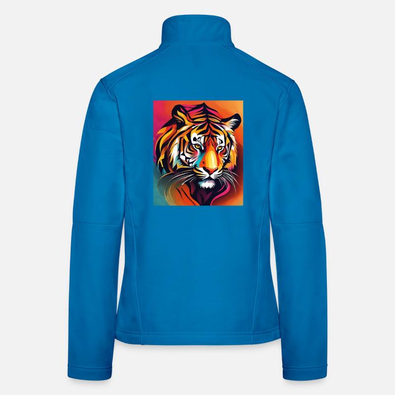 Tigre Veste en tissu softshell Femme