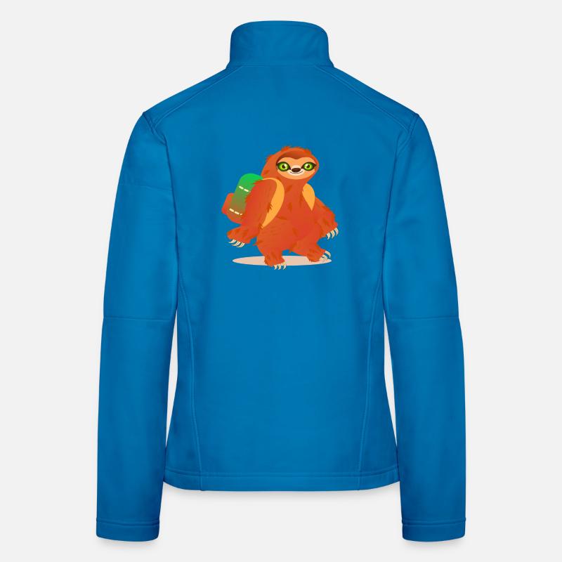 Sloth Hiking Backpack Women's Softshell Jacket