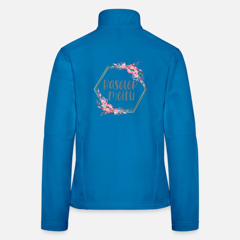 Schweiz Basel Mädchen Heimat Geschenk Frauen Softshelljacke