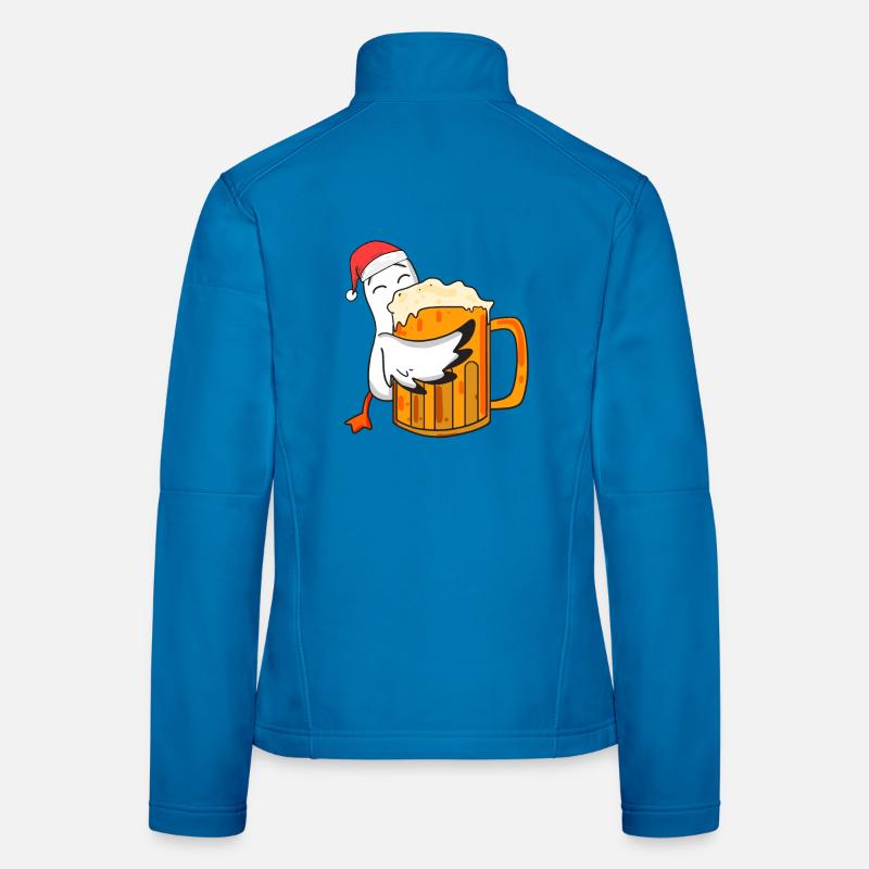 Seagull Beer Christmas Women's Softshell Jacket