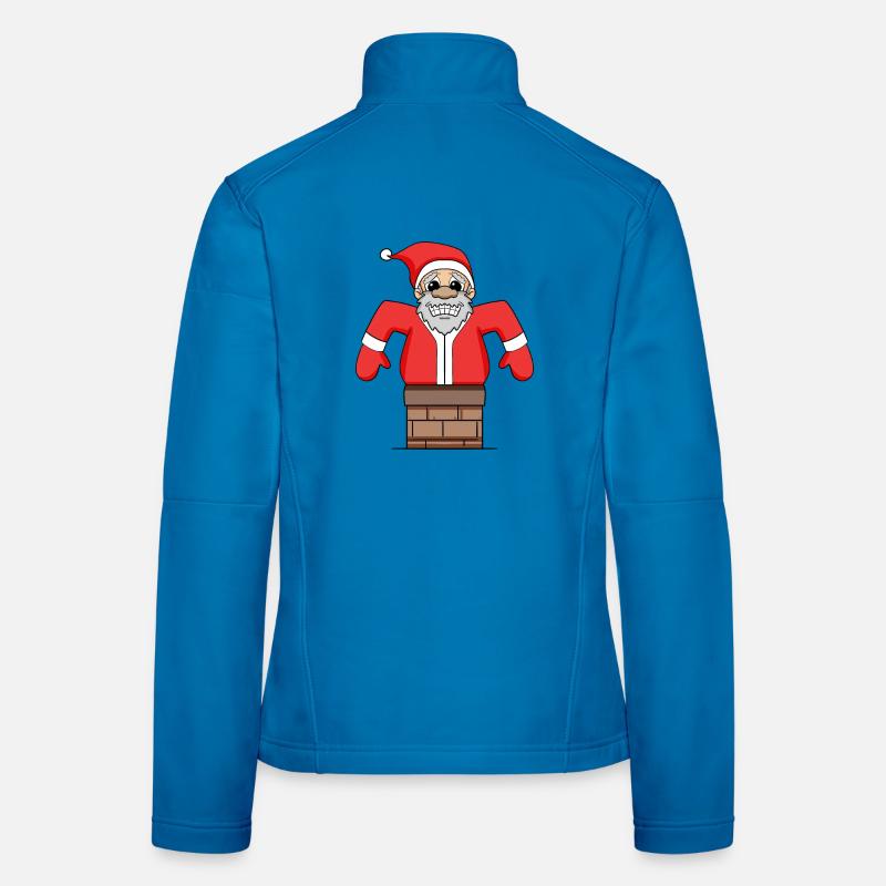 Weihnachtsmann steckt fest Frauen Softshelljacke