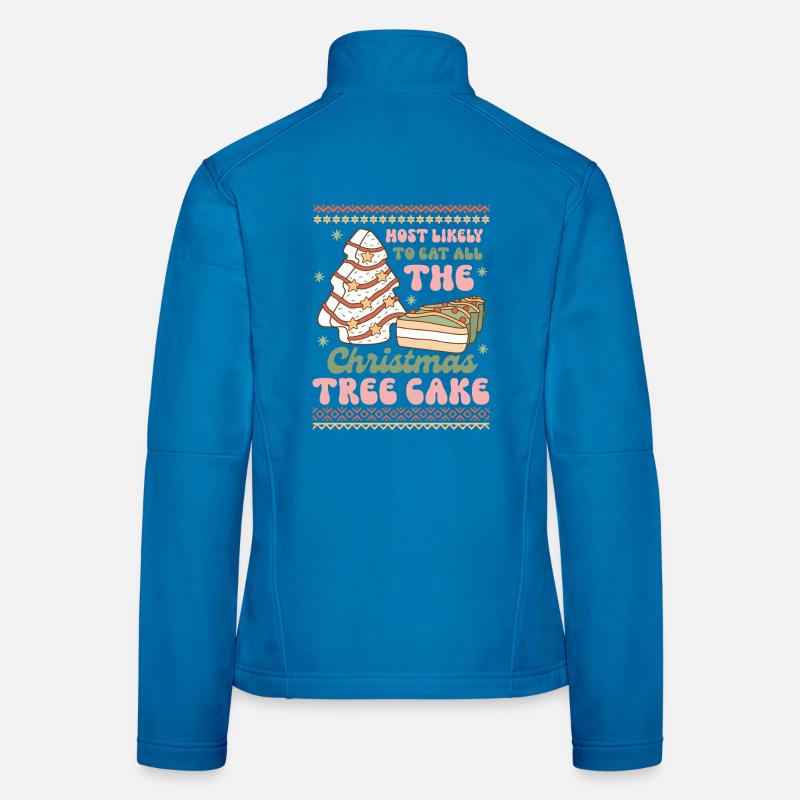 Pull de Noël moche Veste en tissu softshell Femme