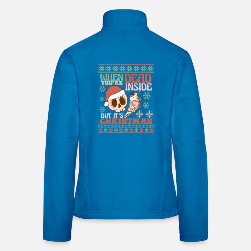 Hässlicher Weihnachtspullover Frauen Softshelljacke