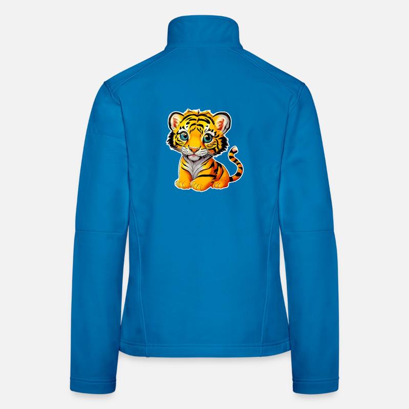 Tiger Frauen Softshelljacke