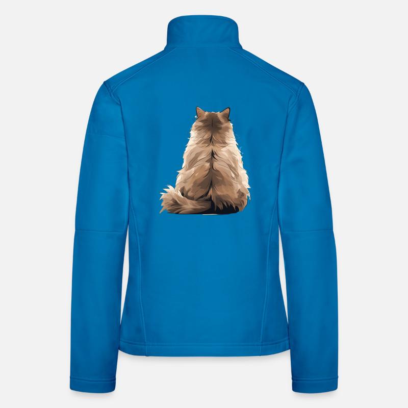 Chat de l’Himalaya Veste en tissu softshell Femme