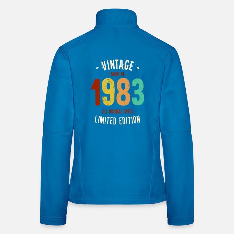 Millésime 1983 Edition Limitée Veste en tissu softshell Femme