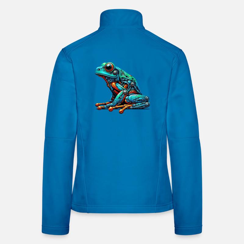 Robot Frog Women's Softshell Jacket