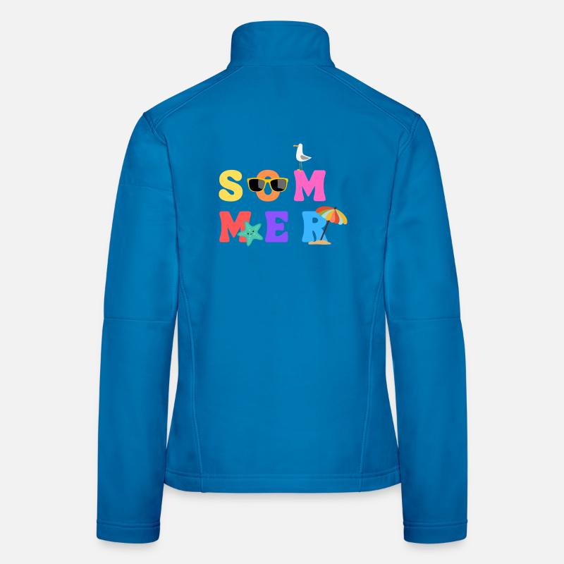 Sommer - Été - Sommerliebe - Sonne - Dim Veste en tissu softshell Femme