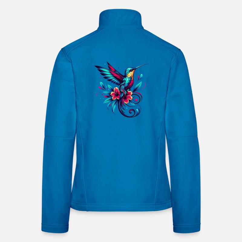 Kolibri - Frauen Softshelljacke - Lichtblau