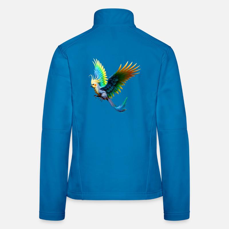 Regenbogennymph (03) Frauen Softshelljacke