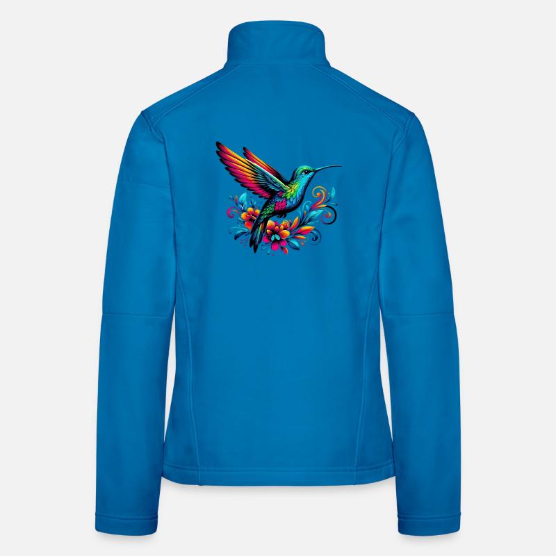 Kolibri - Frauen Softshelljacke - Lichtblau