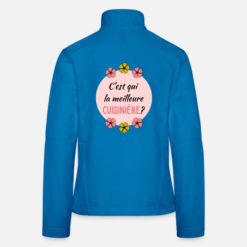 CUISINIERE Veste en tissu softshell Femme