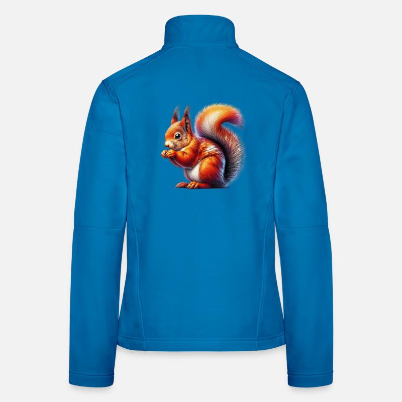 Eichhörnchen Frauen Softshelljacke
