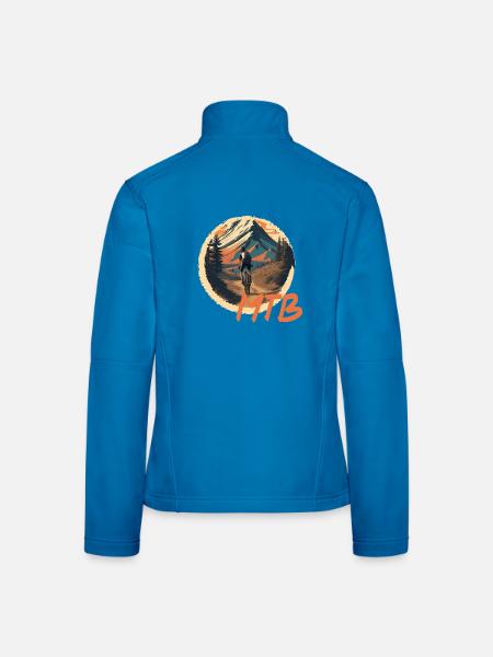 Mountainbike - Frauen Softshelljacke - Lichtblau