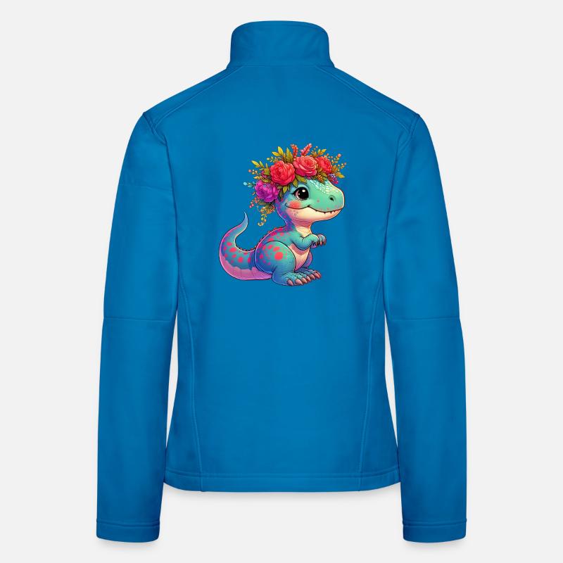 Dinosaure Veste en tissu softshell Femme