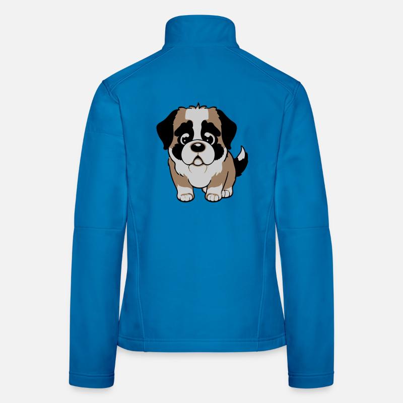 St. Bernard dog Women's Softshell Jacket