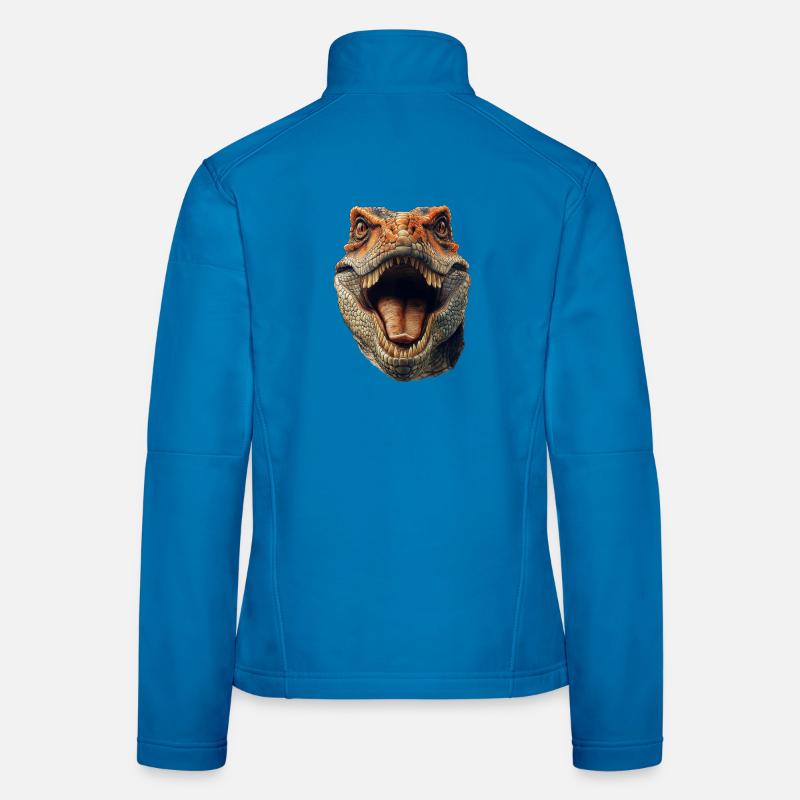 Dinosaur Head Women's Softshell Jacket