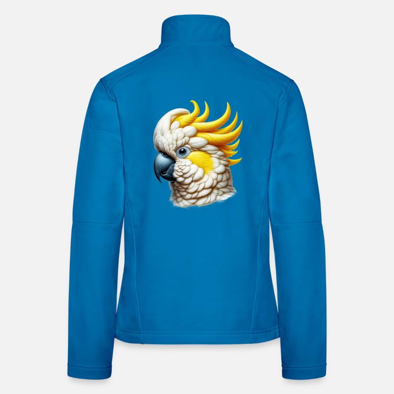 Cockatoo Parrot Women's Softshell Jacket