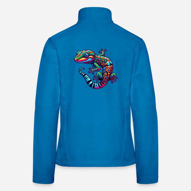 Gecko - Frauen Softshelljacke - Lichtblau