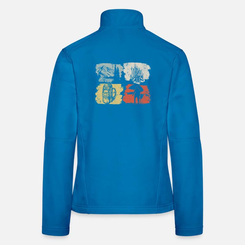 Campfire Trails and Pines Women's Softshell Jacket